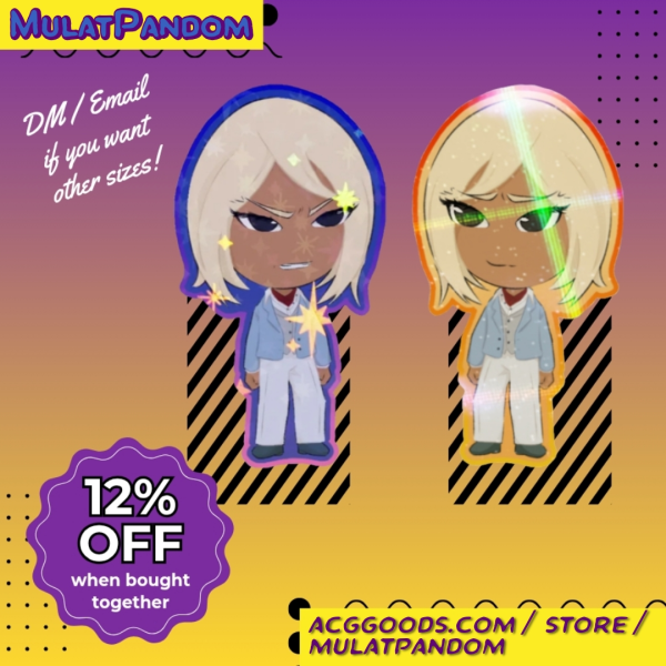 Chibi Chairman Gouenji / Axel Stickers