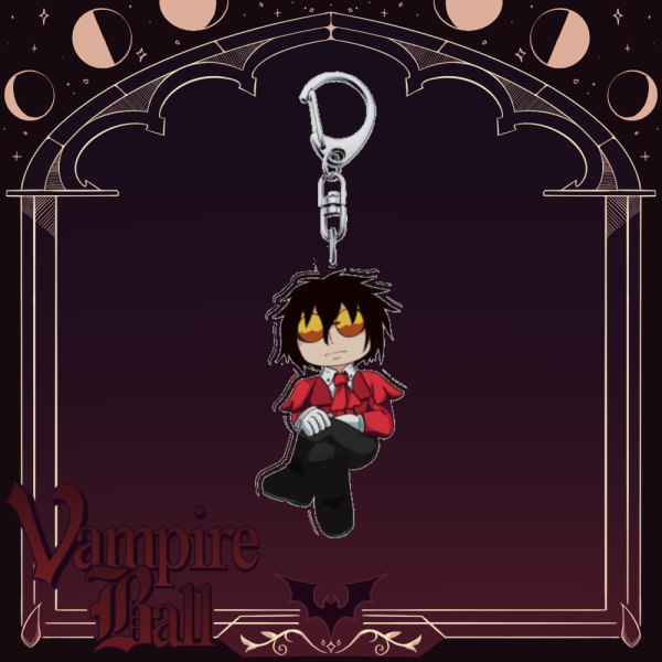Alucard (The Bird Of Hermes) Hellsing Clear Acrylic Keychains