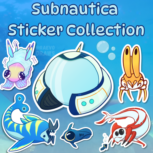 Subnautica Sticker Collection
