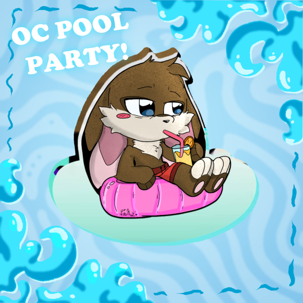 Oc Pool party Xavier Shake Acrylic Stand No Base