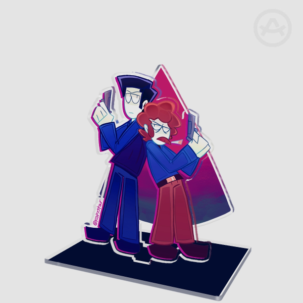 ✦ Jack & John Double Insert Acrylic Standees