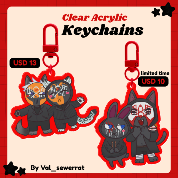 Vessels Keychain Set