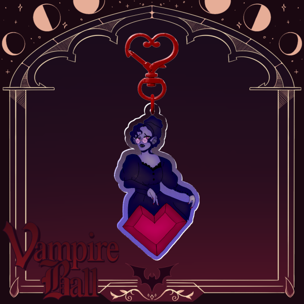 Monster High: Elissabat Colored Edge Acrylic Keychains