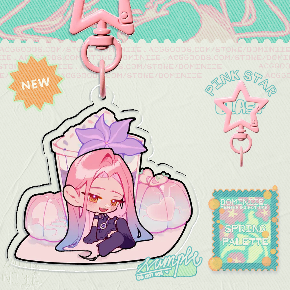 Mizi ✩ 6cm Double-Sided Acrylic Keychain