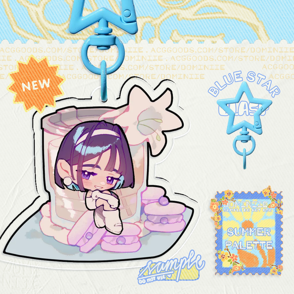 Sua ✩ 6cm Double-Sided Acrylic Keychain