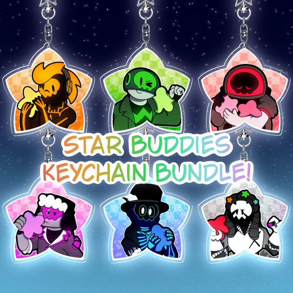 TLT Star Buddy Acrylic Keychain Bundle