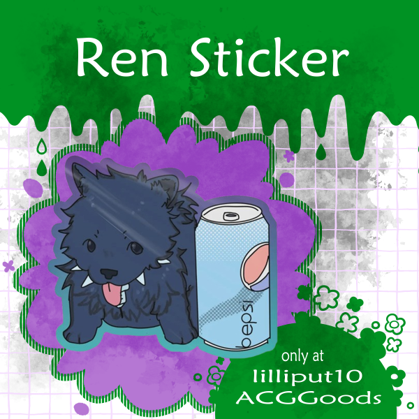 Soda Pop Ren Sticker