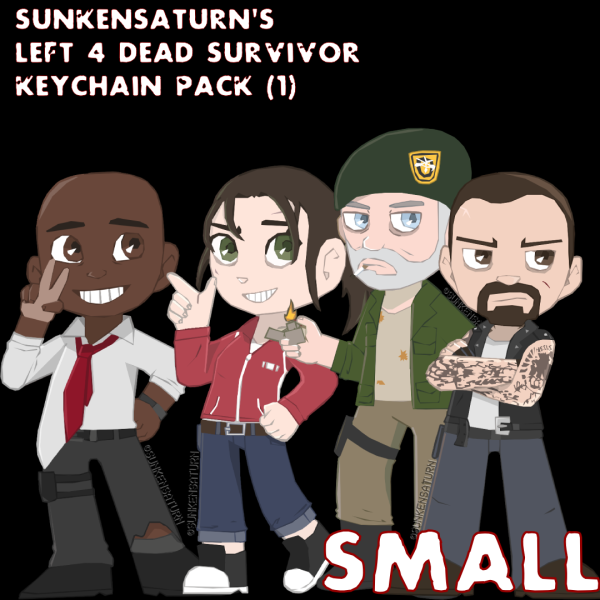 L4D Survivor SMALL Keychain Pack