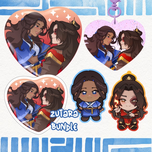 Legend of Aang: The Last Airbender Katara x Zuko (Zutara) BUNDLE