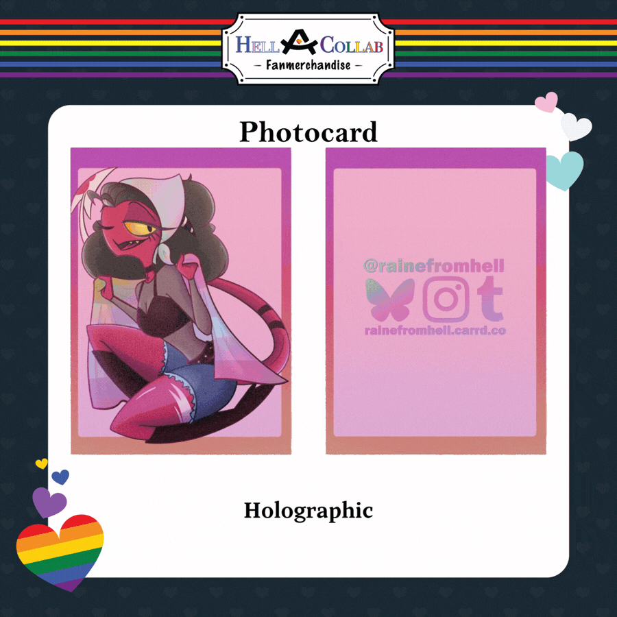 [Holo Card] Lesbian Pride Kendra | HellACollab Pride