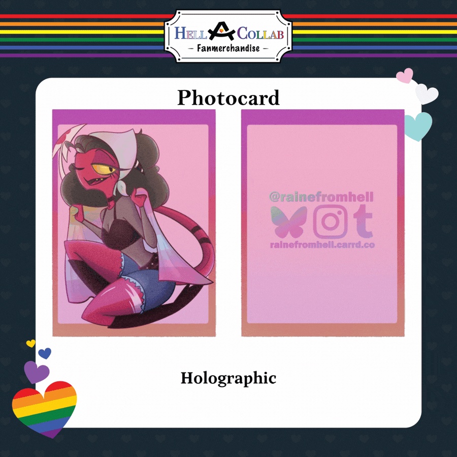[Holo Card] Lesbian Pride Kendra | HellACollab Pride