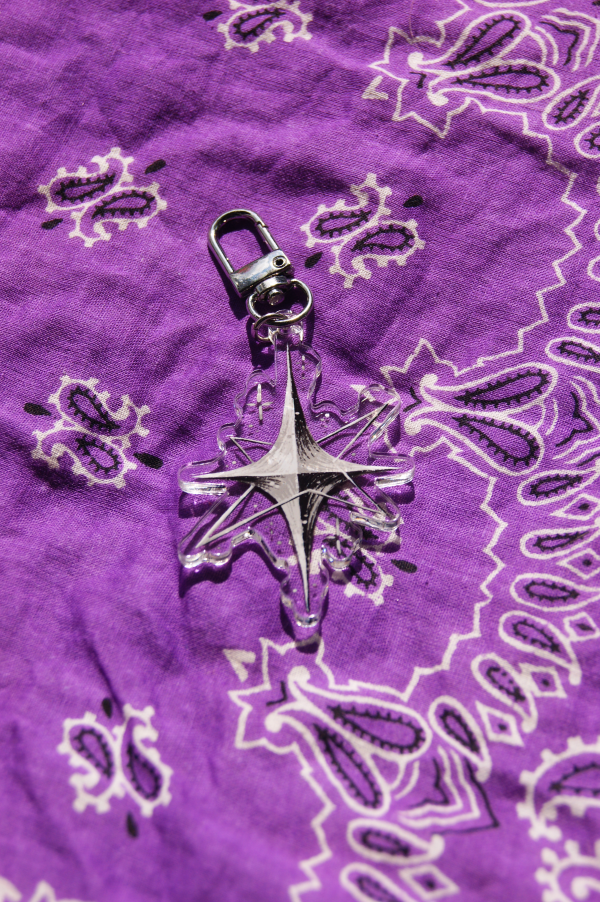 Grey "Little Star" - Keychain