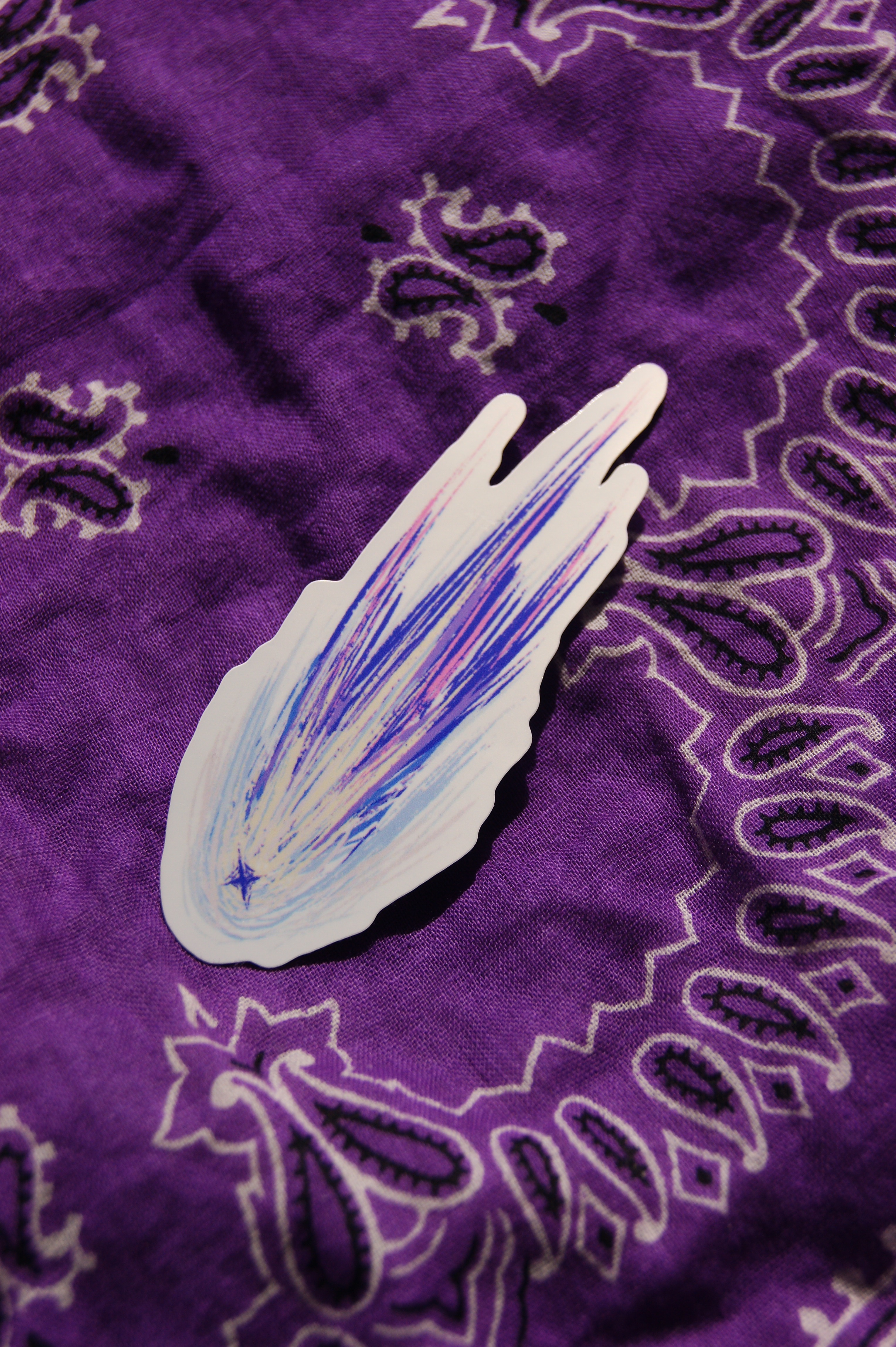 Falling Star - Glossy Sticker