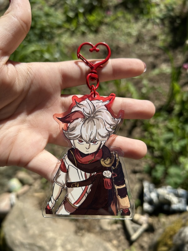 Silly Kazhua Kaedeharra Acrylic Keychain - Genshin Impact