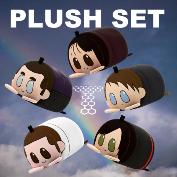 Torchwood Team Squeaky Plush Keychain Set