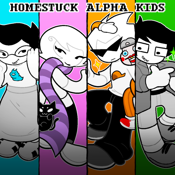 Homestuck Alpha Kids Acrylic Keychains