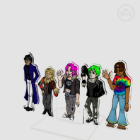 ALFB Character Lineup Standees