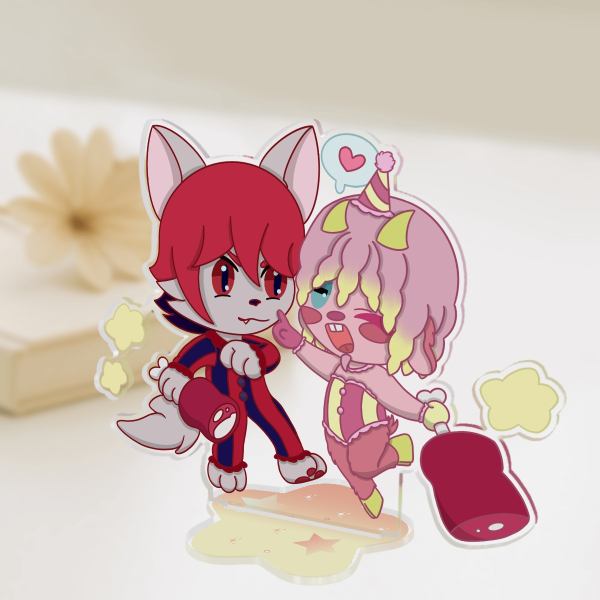 Locket and ribbon Standees