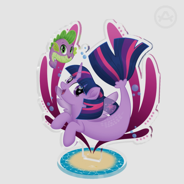 Twilight & Spike Mermay Standee