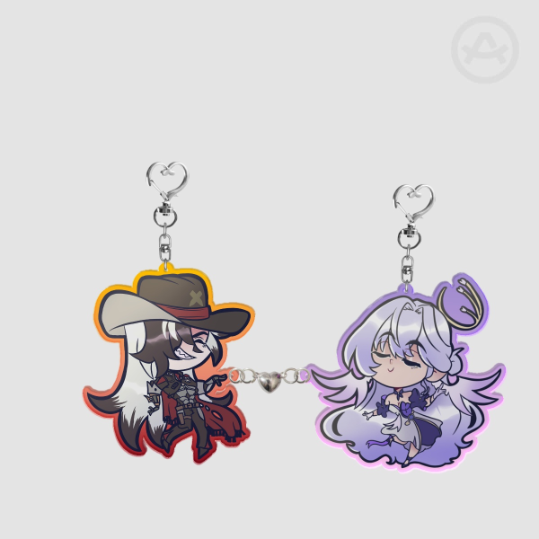 Robinhill Heart Magnet Keychains