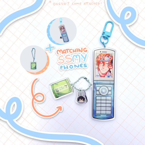 Miyano's phone! 🧡💙| SSMY Matching Phone! ( + Soda Phonecharm)