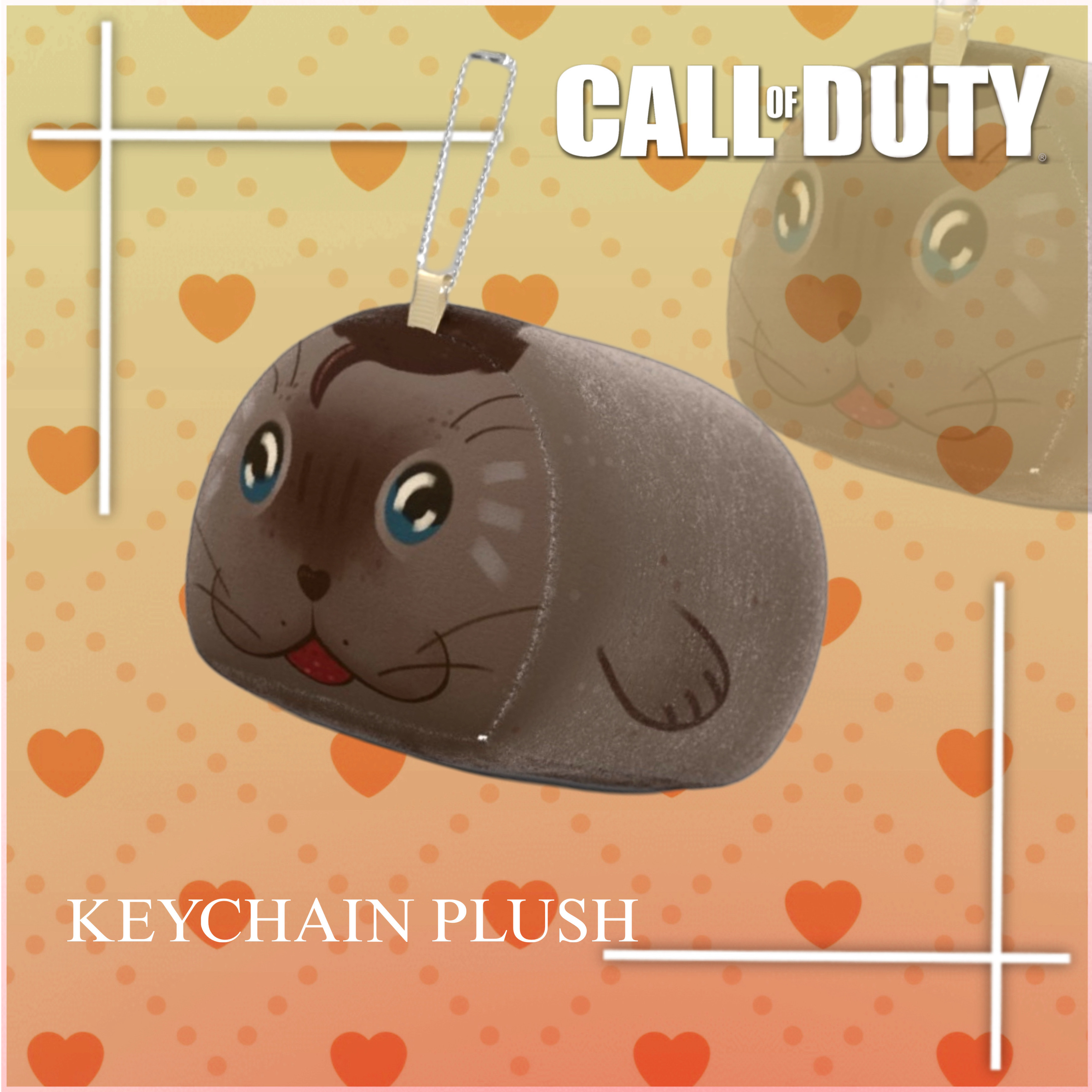 Soap Seal Plush Keychains
