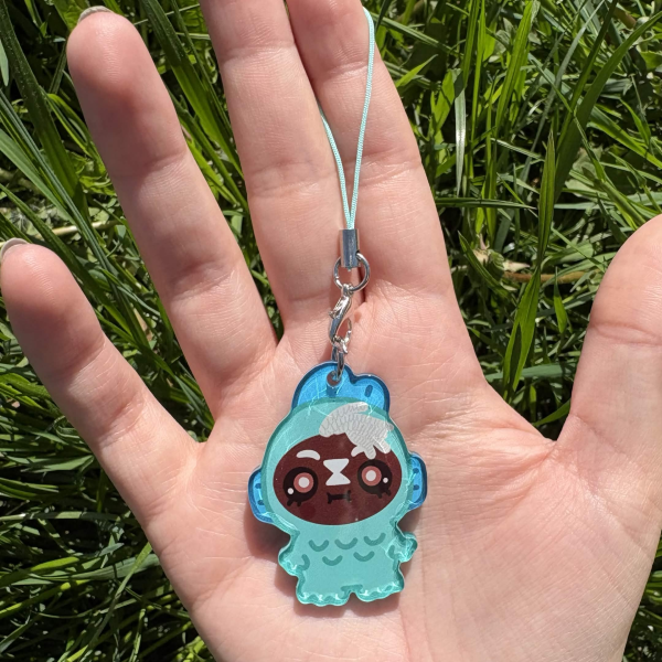 Hangekkodon full bleed phone charm