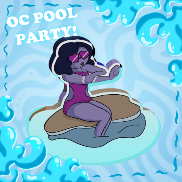 Isabelle Pool Party Acrylic Stand