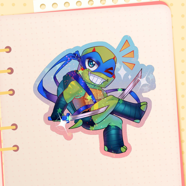 Leo // Rottmnt - Sticker Holo