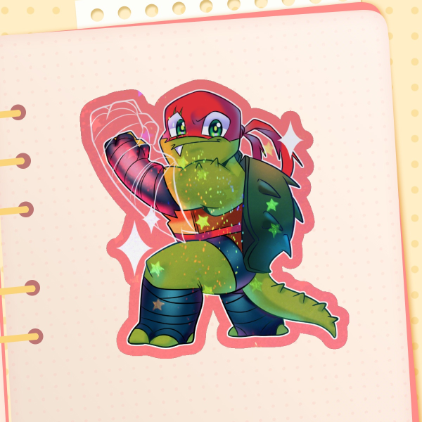 Raph // Rottmnt - Sticker Holo