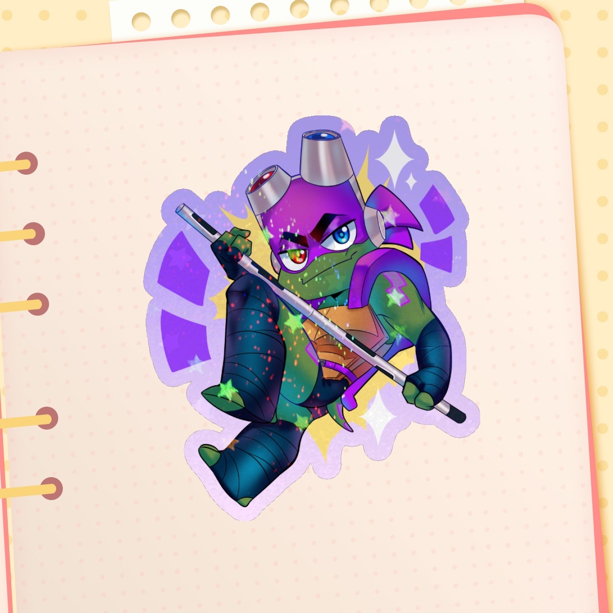 Donnie // Rottmnt - Sticker Holo