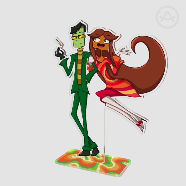 Sasha Nein and Milla Vodello Psychonauts Acrylic Standee