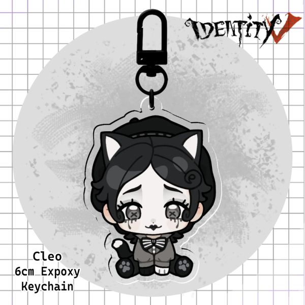 Cléo Decroux (Mime Artist) IDENTITY V (IDV) Acrylic Keychain