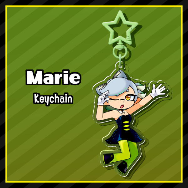 Marie keychain