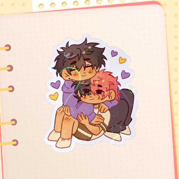 Aron and Liam stickers