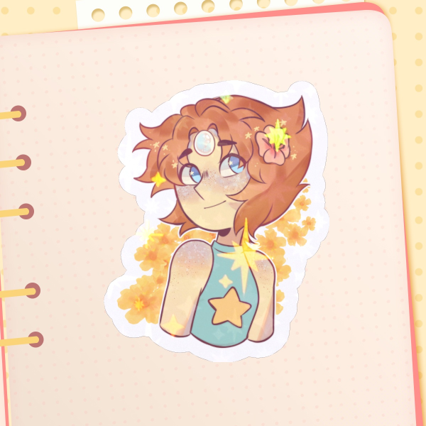 Pearl sticker