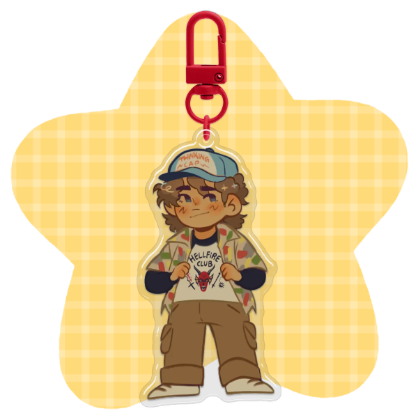 Dustin Henderson Acrylic Keychains