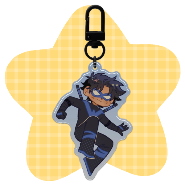 Nightwing keychain