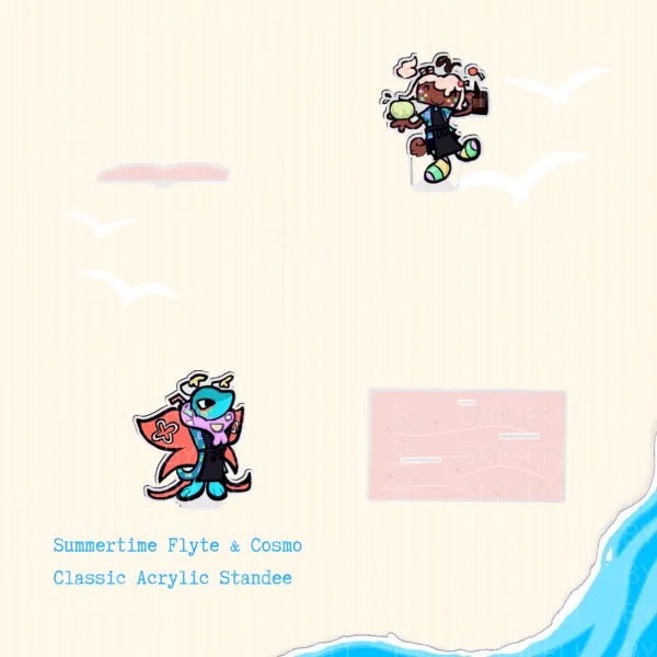 Cosmo & Flyte Dandys World --- Summer in Gardenview Collab --- Classic Acrylic Standee