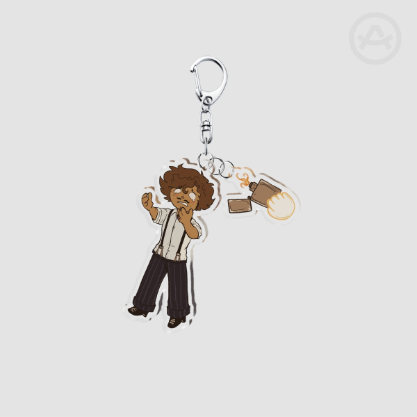 Arthur + Lighter Acrylic Keychain