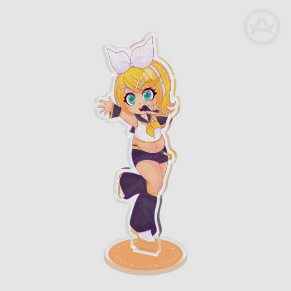 Vocaloid Kagamine Rin Clear Acrylic Standees