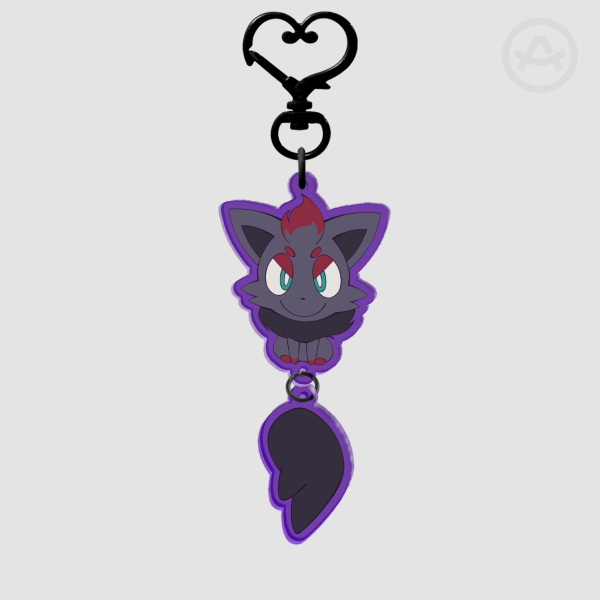 Zorua Connection Acrylic Keychain