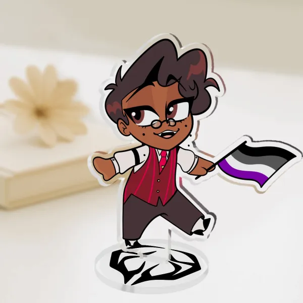 Asexual Human Alastor Clear Acrylic Standee