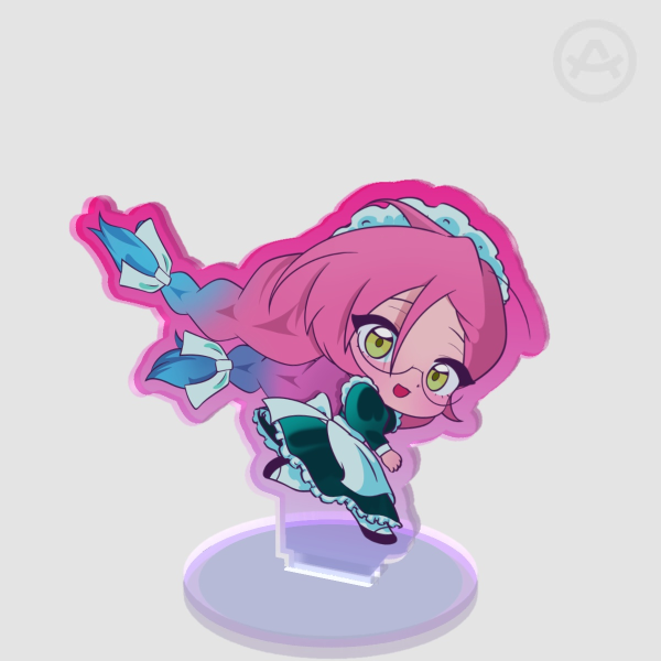 Maid Mizi Colored Edge Acrylic Standee