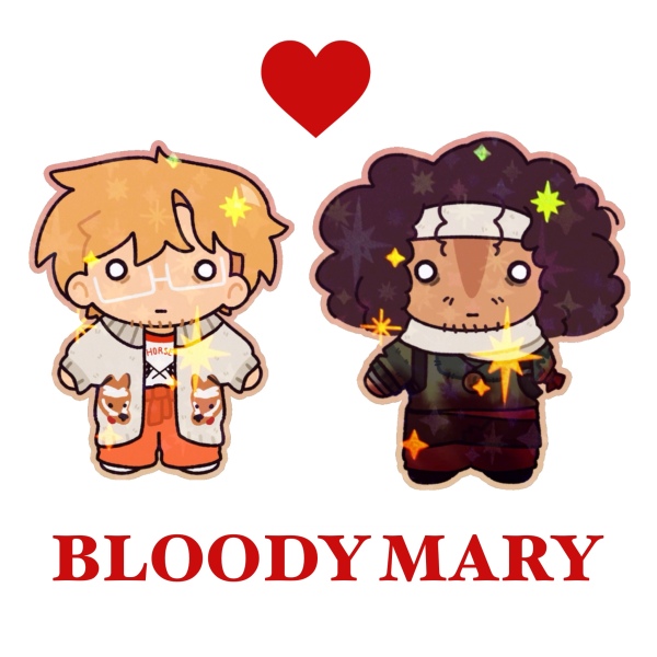 BloodyMary Phone charms set