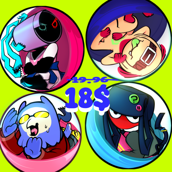 VOLCANICKY PIN SET