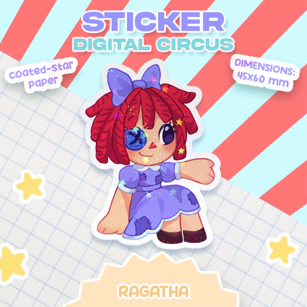 Ragatha - The Amazing Digital Circus [Sticker]