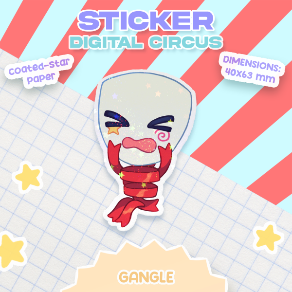 Gangle - The Amazing Digital Circus [Sticker]