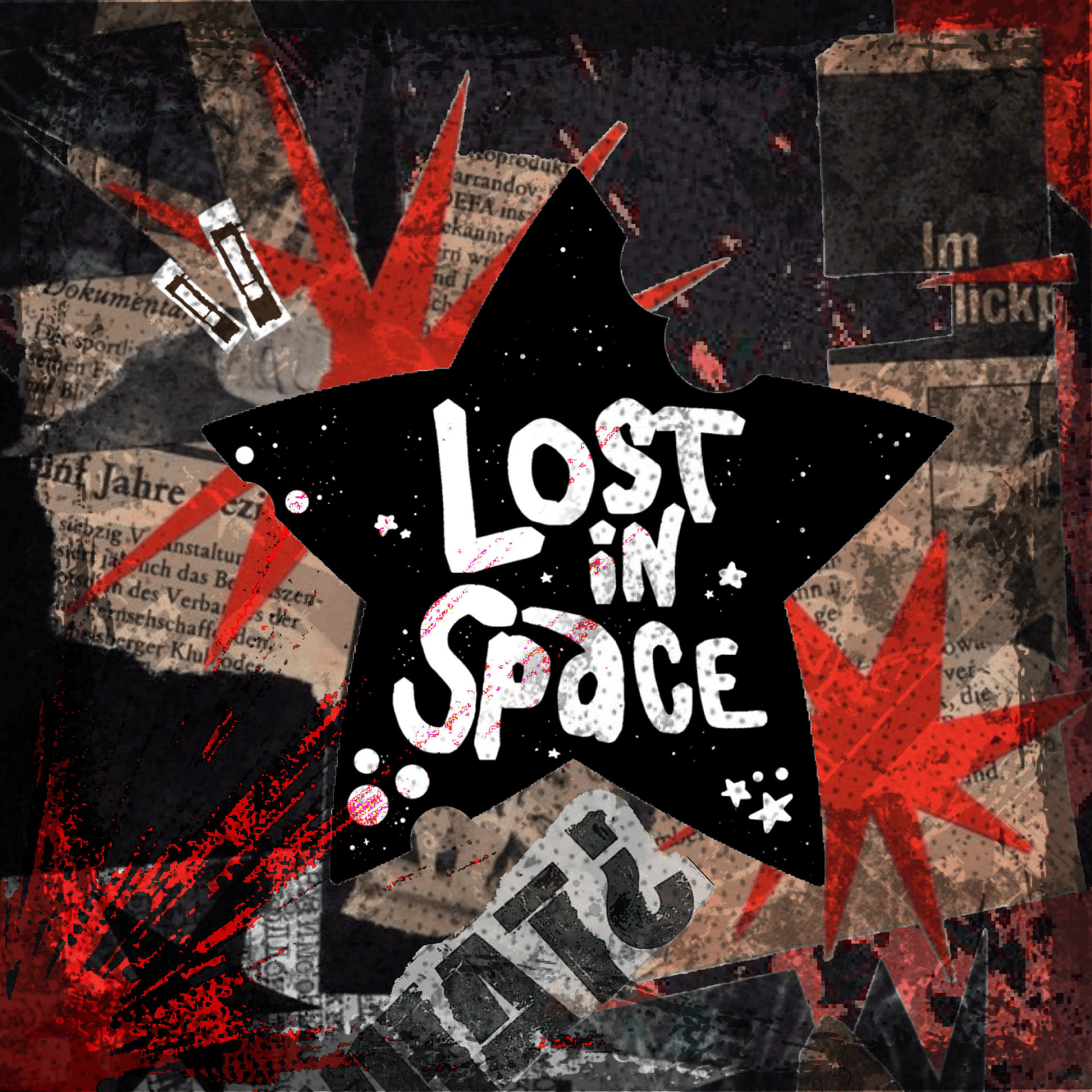 Lost in Space - Alt  Die Cut Sticker ｡⋆𖤐