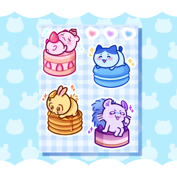 Chiikawa Desserts Sticker Sheet